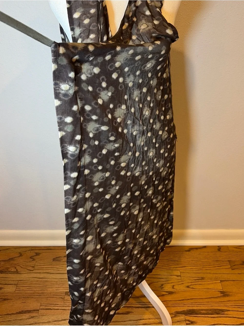 Brynn Walker Viscose Wool  Lightweight Open Cardigan Lagenlook USA Waterfall Med